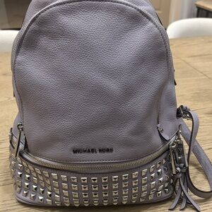 Michael Kors Lavender Studded Backpack